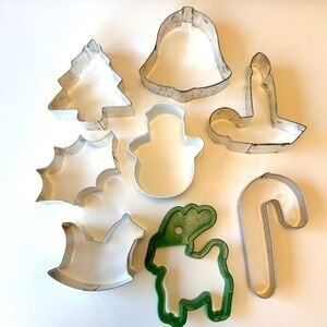 Cookie cutters set of 8, Christmas holiday kitchen